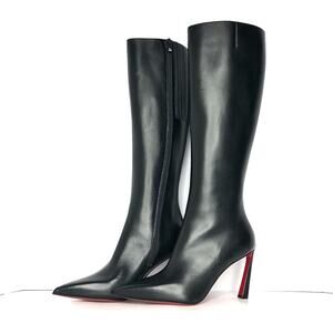 NEW Christian Louboutin Condora Botta Tall Knee High Pointed Toe Boots 39.5
